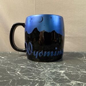Americaware Wyoming Night Sky Blue Ceramic Mug